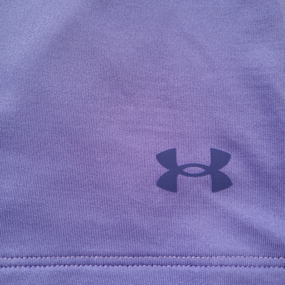 Under Armour Run Fitted Women's UA Infared Up Pace Funnel Sweatshirt Long Violet - Picture 9 of 12